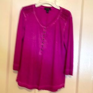 Women’s top by Ralph Lauren.